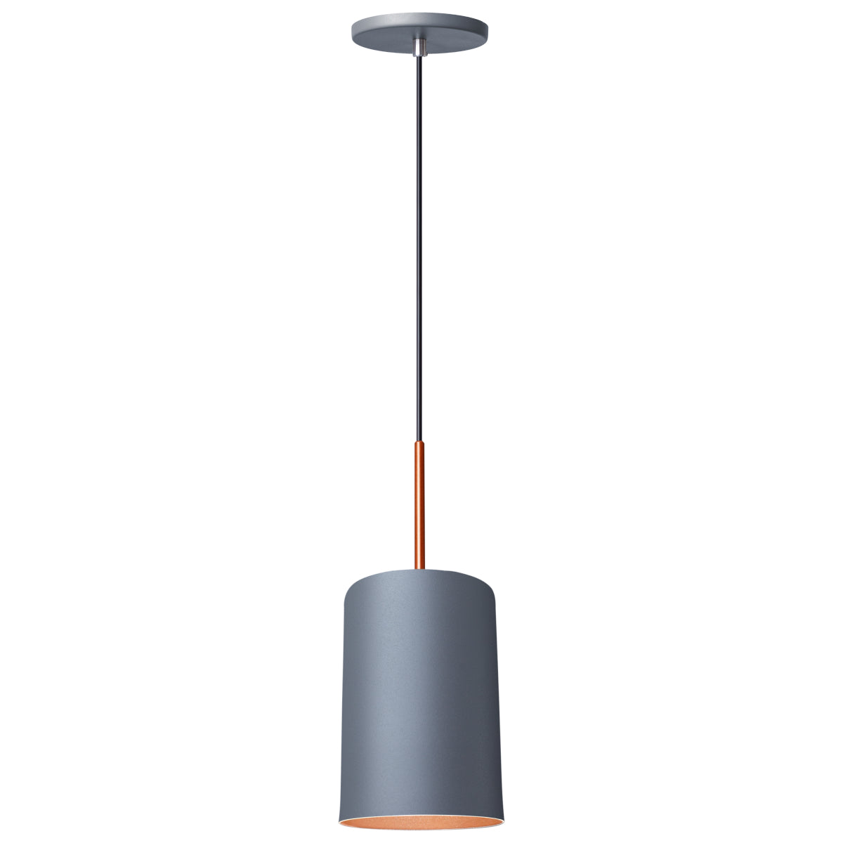 Pendente Lustre Luminária Veneza Cinza