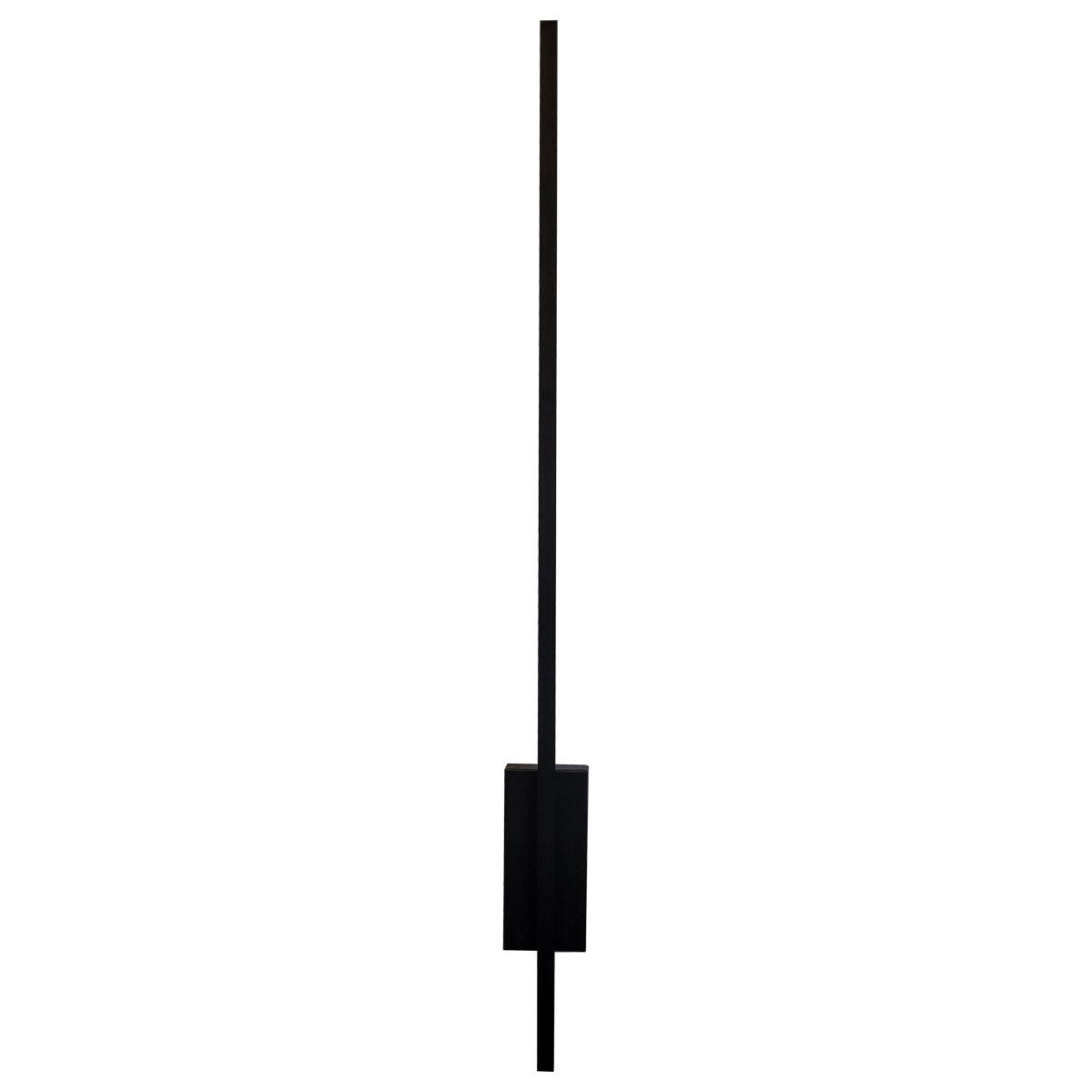 Arandela Perfil Slim Luz Indireta 100Cm 22w 3000K Preto