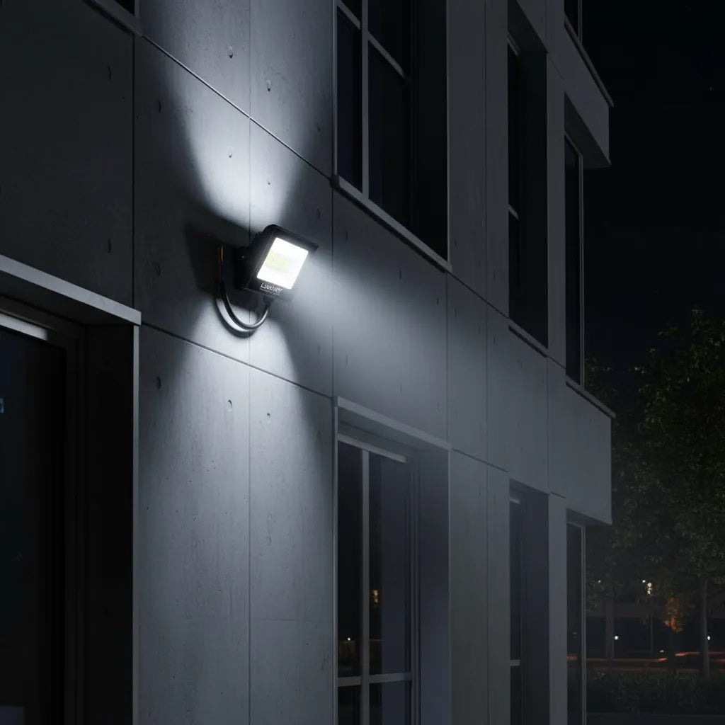 Refletor Led Slim 50w 5500k Branco Frio Bivolt Prova Dágua Lumanti