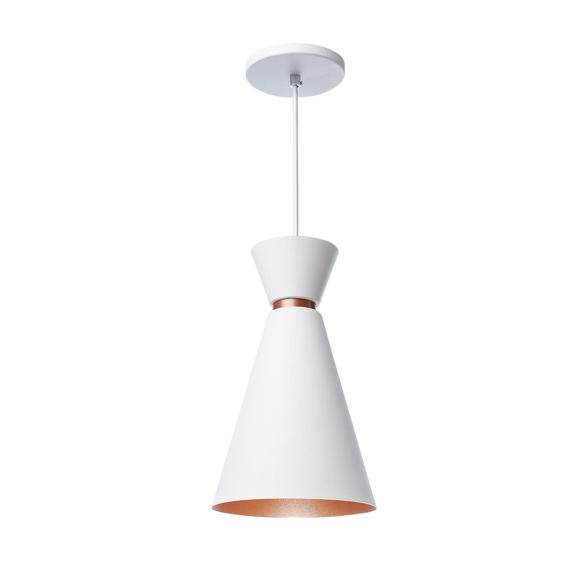 Pendente Lustre Luminária Pequim 30cm Branco