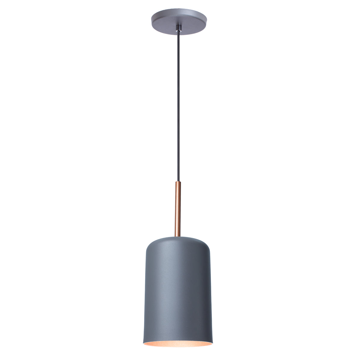 Pendente Lustre Luminária Veneza Cinza