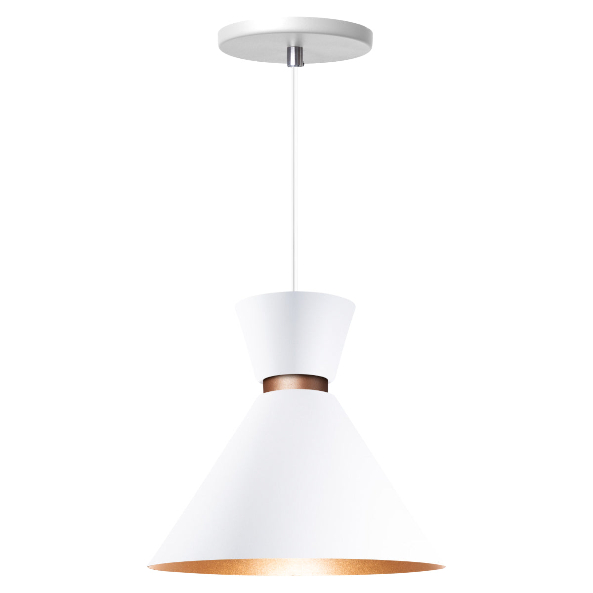 Pendente Lustre Luminária Berlin 23cm Branco