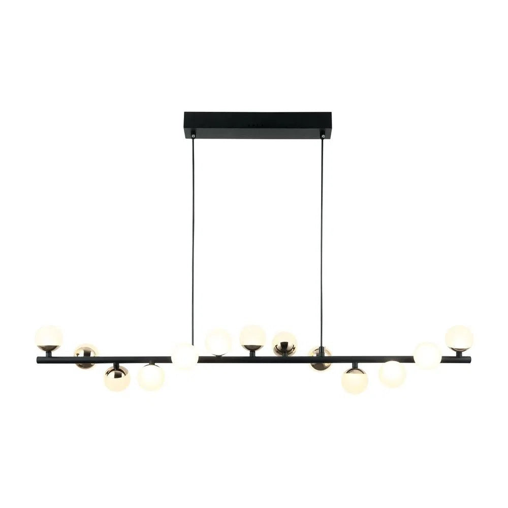 Luminária Pendente Fuxico Dourado Preto e Branco 30w Bella